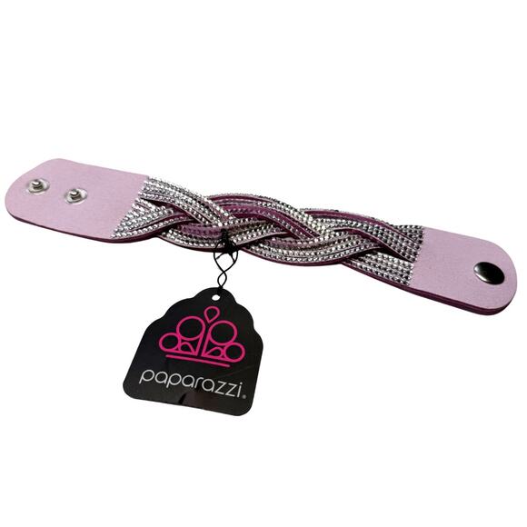 Paparazzi Rhinestone Bring on the Bling Multi-Layer Bracelet Western Boho Purple - Picture 5 of 9